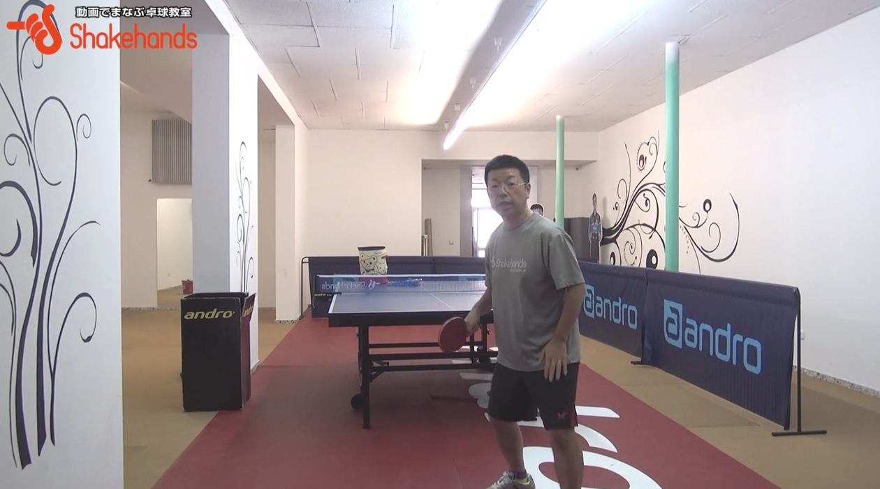 卓球の試合で時間に余裕がない時の足の使い方 by 板垣孝司