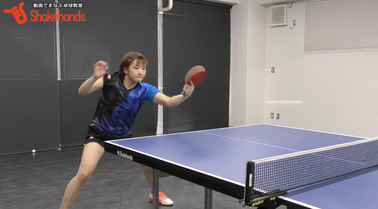 【卓球女子】試合前に調子を上げる多球練習法by前田美優