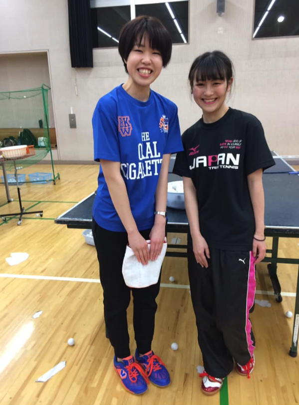 ジュニアクラブ卒業生が、 大学卒業と就職の挨拶