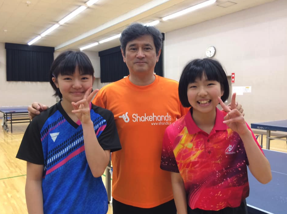 林ひかると遠藤暖葉の卓球ラスト・プラクティス！