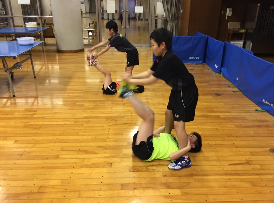 ジュニア教室の子供たちは、軟弱…