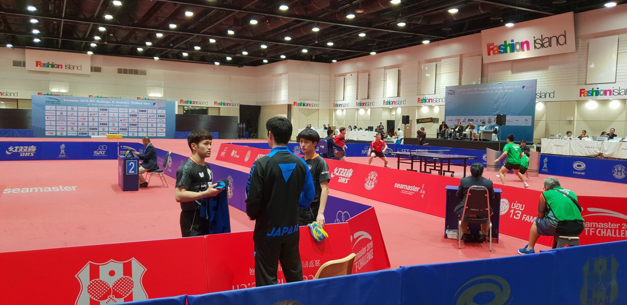 【ITTF ワールドツアー タイオープン】本戦2日目 クニックスホーフェン勢は競り勝てず