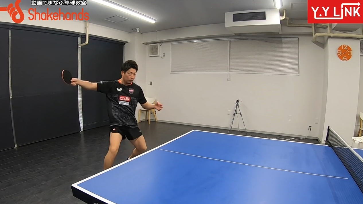 【横山友一】対下回転バックドライブ!弾かないで回転をかけるコツ