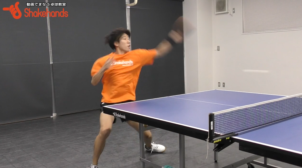 相手を圧倒するフォアドライブ！下回転にも対応！by吉田海斗