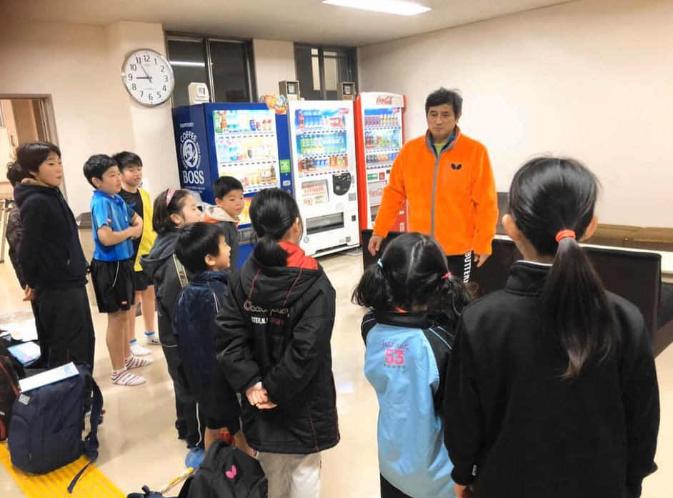 宇田幸矢の優勝で、会員の皆さんも練習に盛り上がりました