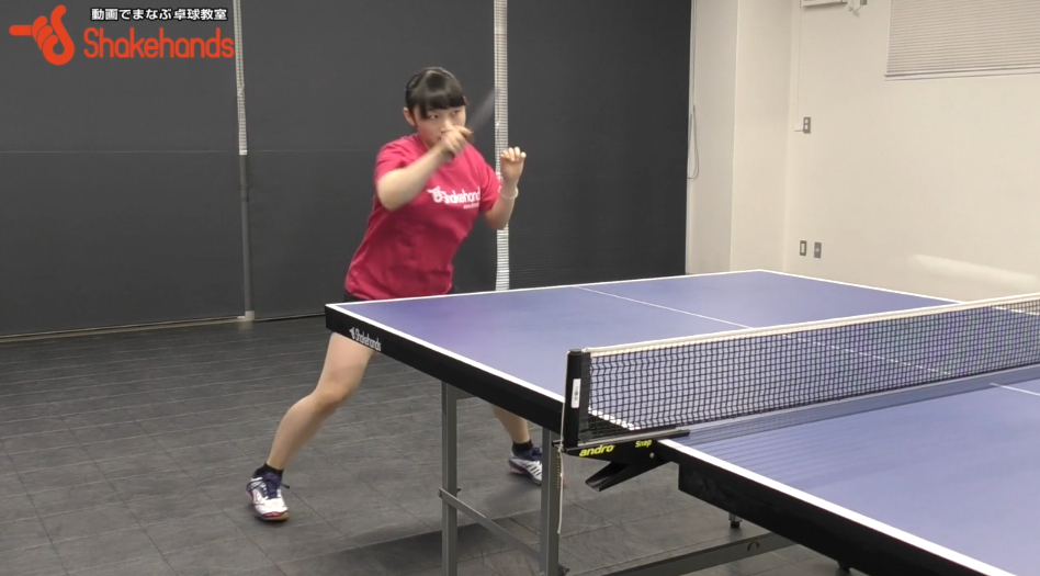 【卓球女子】試合で勝つ!ミスを激減させる安定したフォアハンド！by小野寺咲和