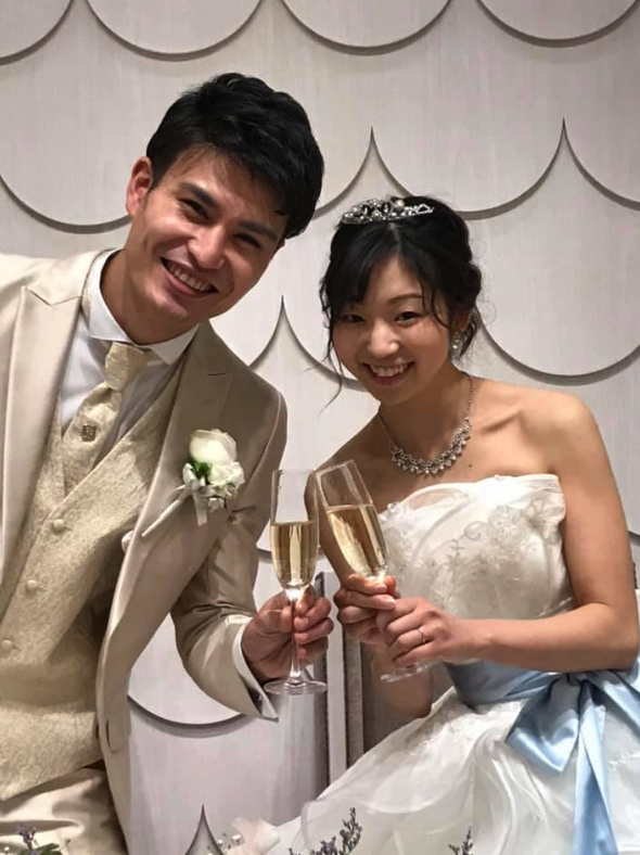 平屋広大と彩華さんの挙式に参列