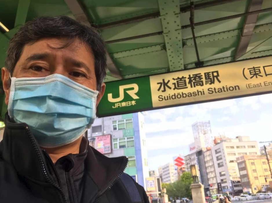 『部屋の中で、一人でも出来る卓球練習』 の撮影