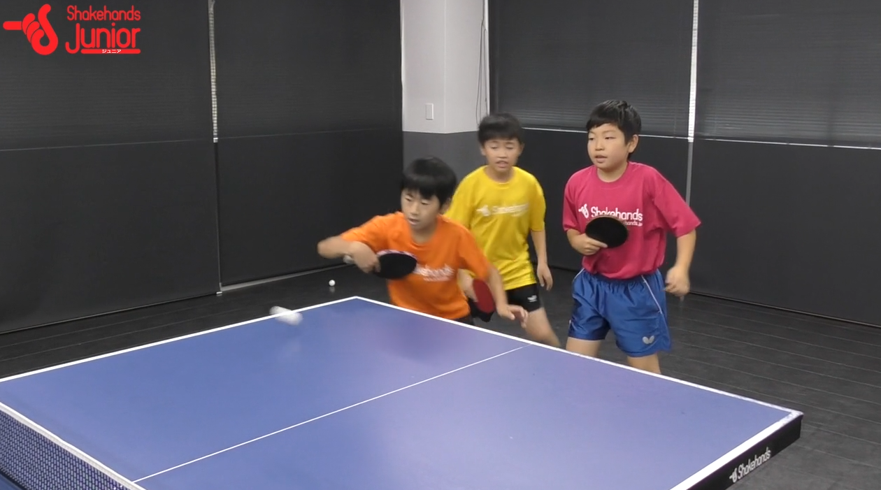 【平岡義博の３人多球練習】フォア側をバックで攻撃！