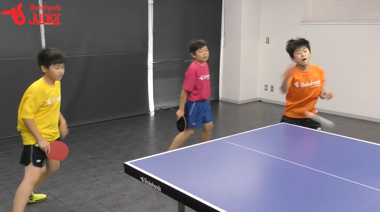 【平岡義博の３人多球練習】大きなラリーをフォアで得点！