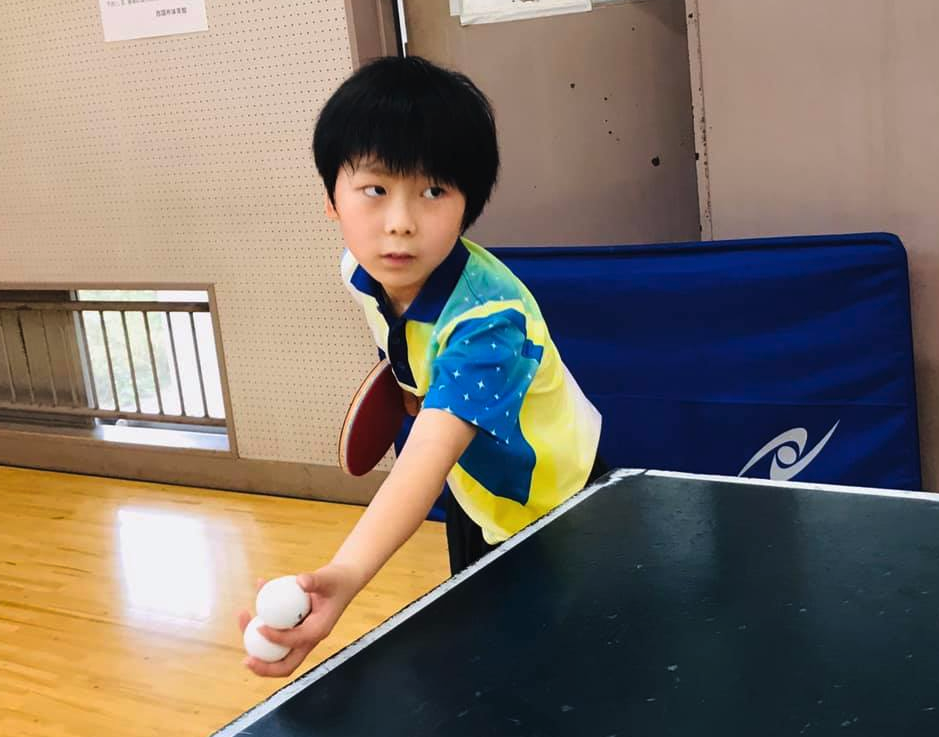 1時間をかけて 【巻き込みサービス】だけを卓球練習