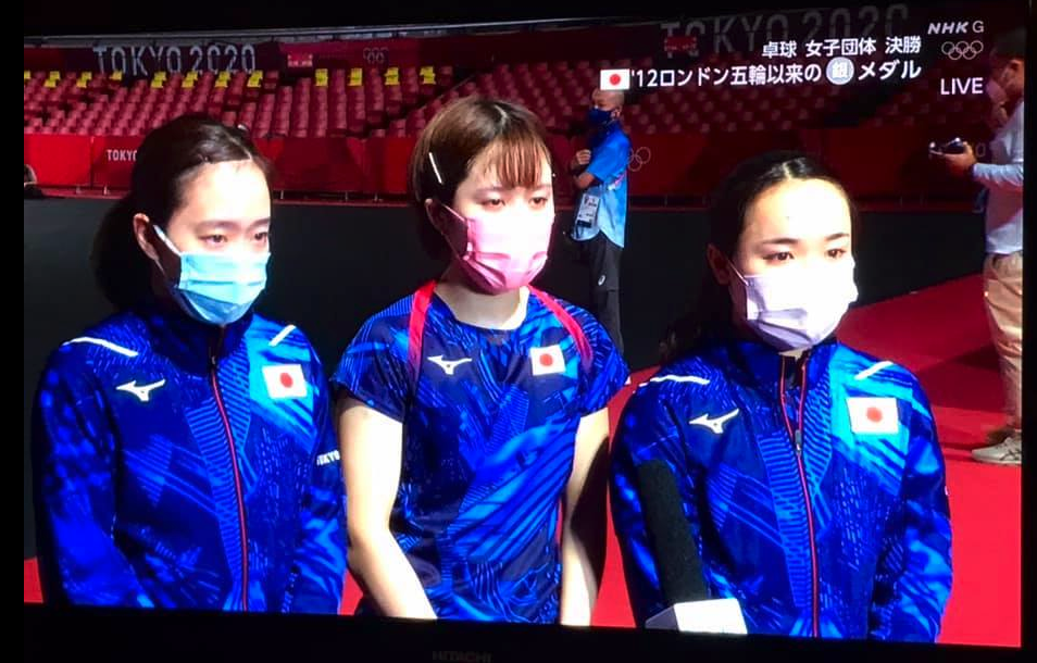 石川佳純選手、伊藤美誠選手、平野美宇選手 ありがとうございます