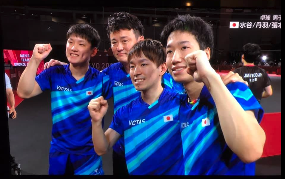 クールな丹羽選手に『気合い』を ぶち込んだ水谷選手の気迫が勝利に導きました