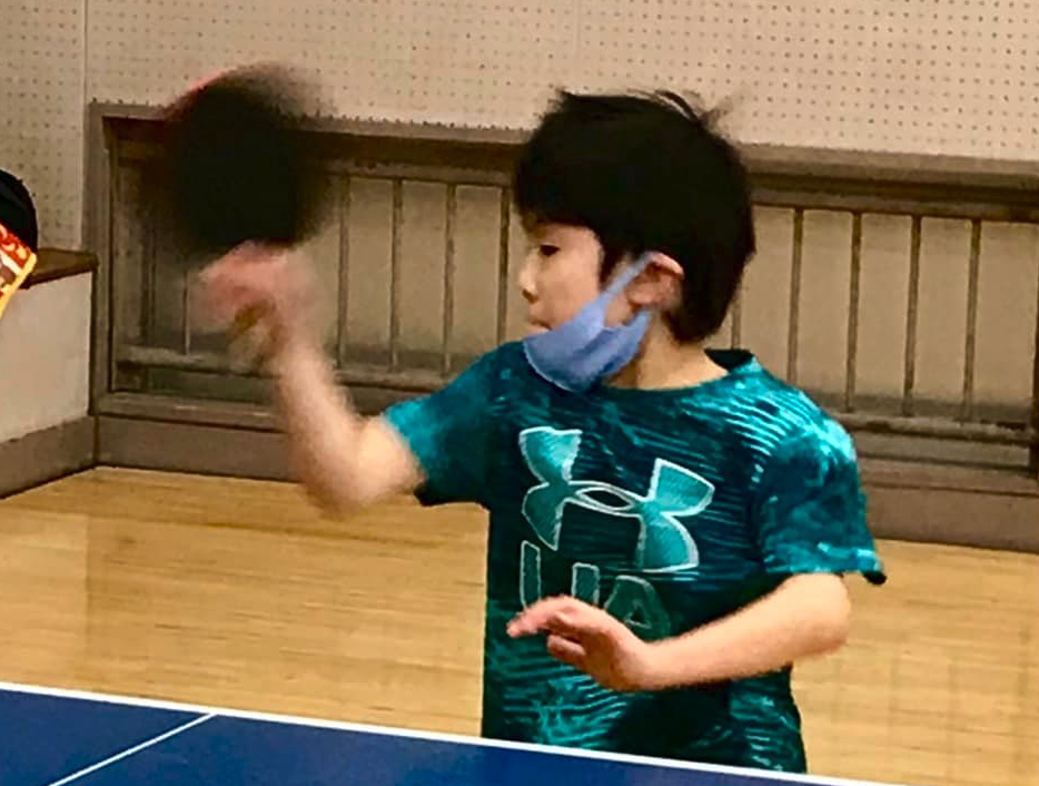 自分の卓球才能に目醒めてくれました