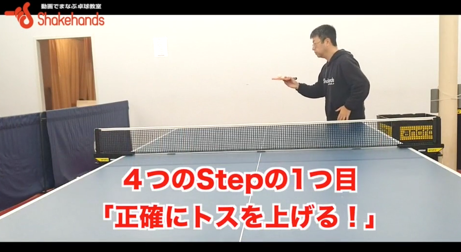 サーブを上達させて試合で得点につなげよう！正確にトスを上げて回転をつけようby板垣孝司