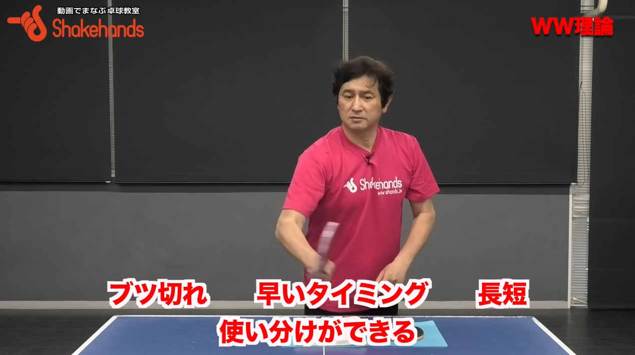ツッツキ!ブツ切れや早いタイミング、長短をつけて相手に強打されないby平岡義博