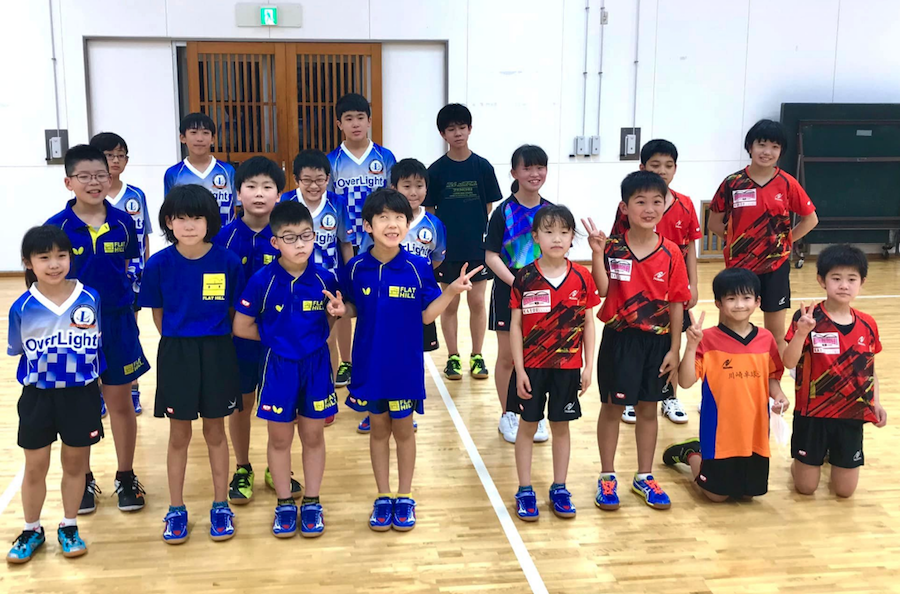 【丸子橋卓球クラブ】川崎市の中学校体育館での 合同練習会