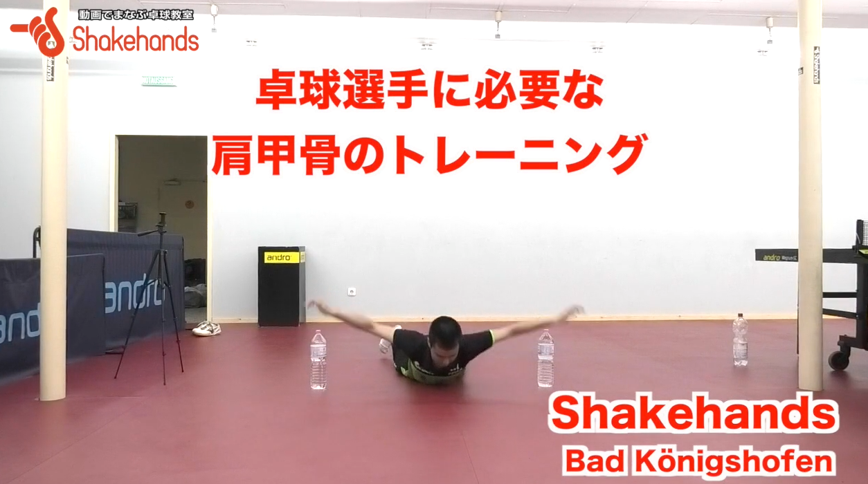 卓球に必要な肩甲骨トレーニング方法!肩周りの怪我も防げるby板垣孝司