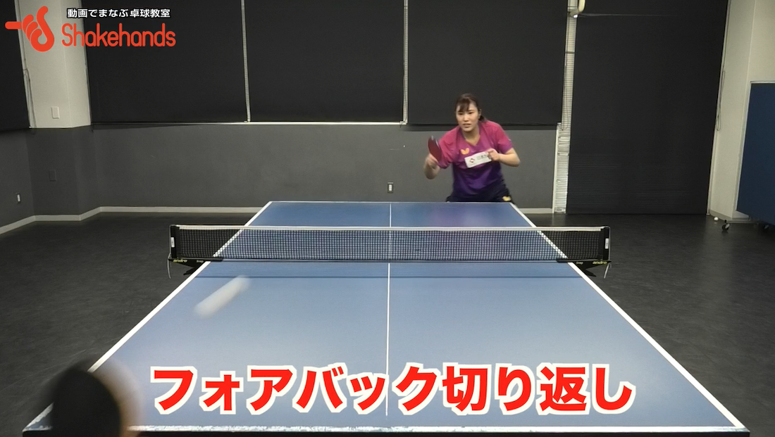 切り返し!ピッチが速く厳しいコースに動かされても対応できる動き方by笹尾明日香