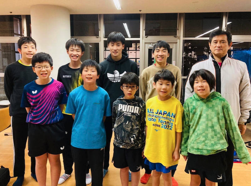 Jr.クラブ卒業生の村上達哉が、國學院大学の後輩の渡辺凱選手とジュニア練習に来てくれました