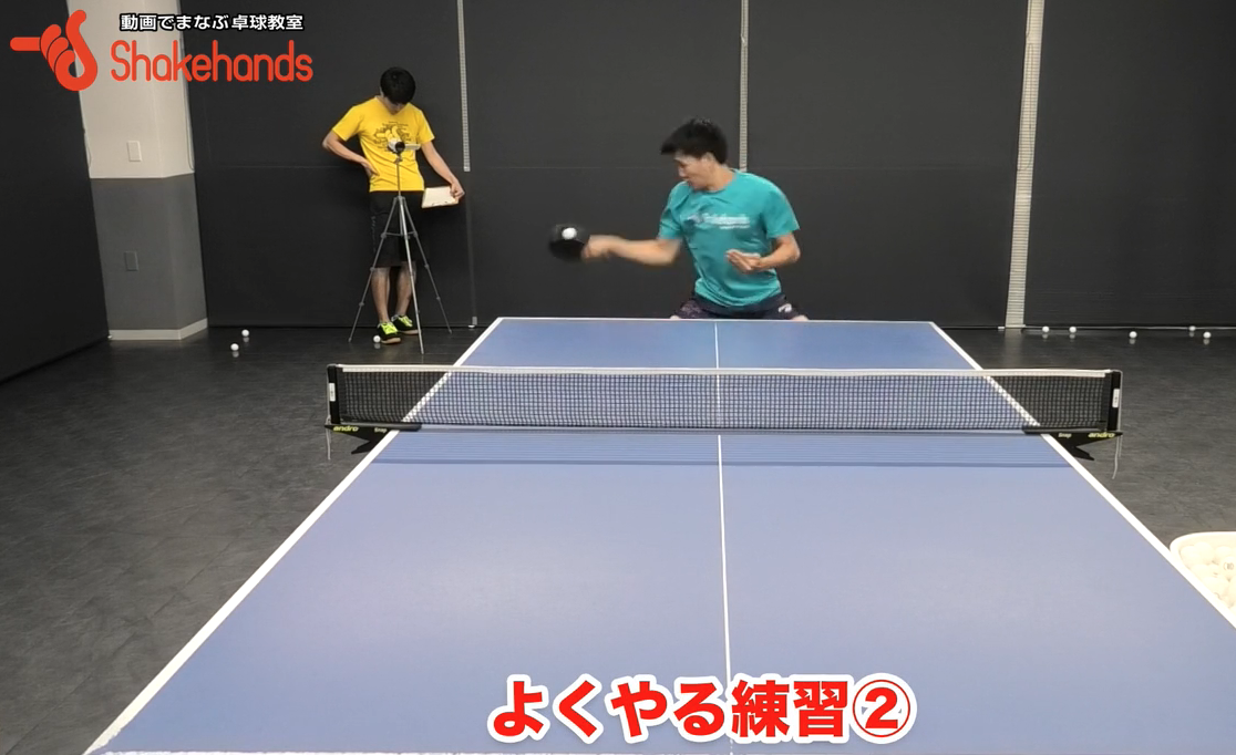 よくやる練習②!フォアとバックのラバーが違う選手は気をつけてほしい切り返しのポイントby内藤雅明