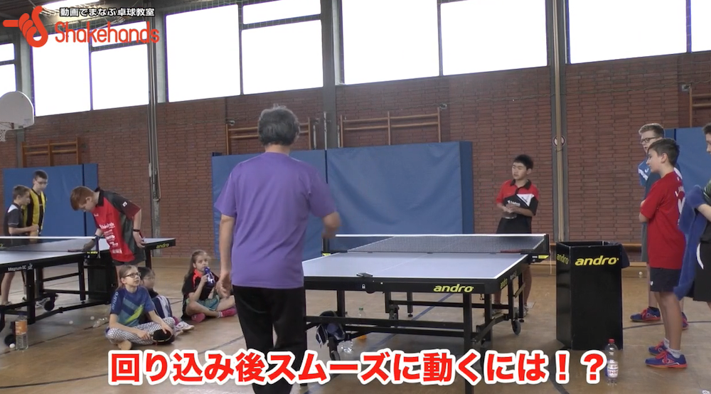 回り込んだ後のフォアへのボールに対してスムーズに動くには!回り込みの足がポイントby平岡義博
