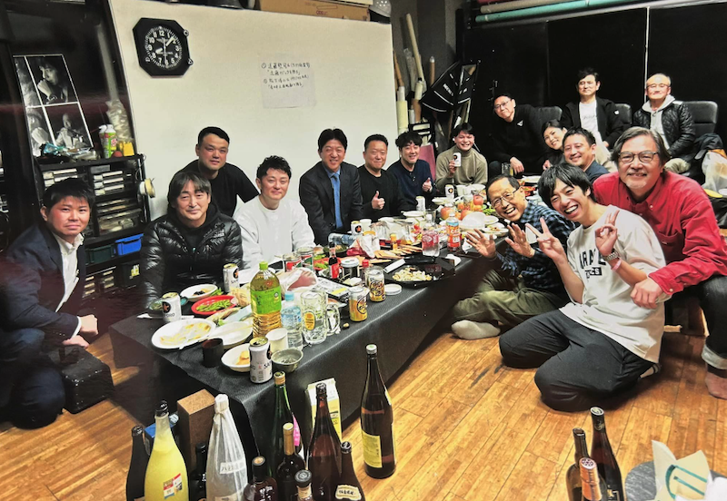 あまりにも凄いメンバーが、全日本を機に、新宿御苑にある【PACOスタジオ】に集いました
