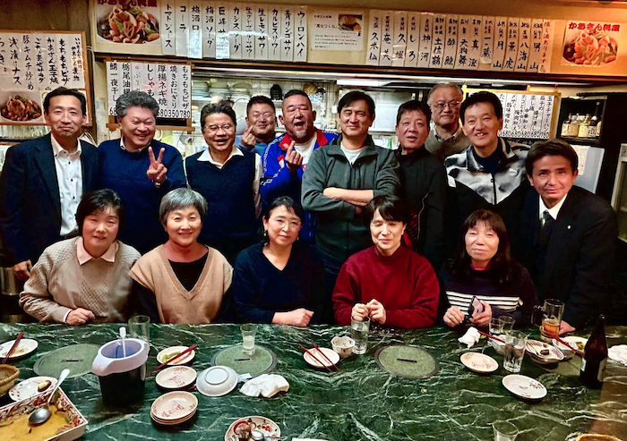 全日本を機に、同期が新宿に集合。還暦は、とうの昔に過ぎ去ってしまいましたが、まだまだ元気な我々です