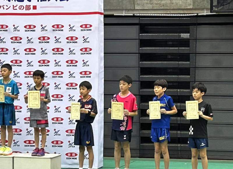 全日本カブ男子ランキング【７位】 晴人
