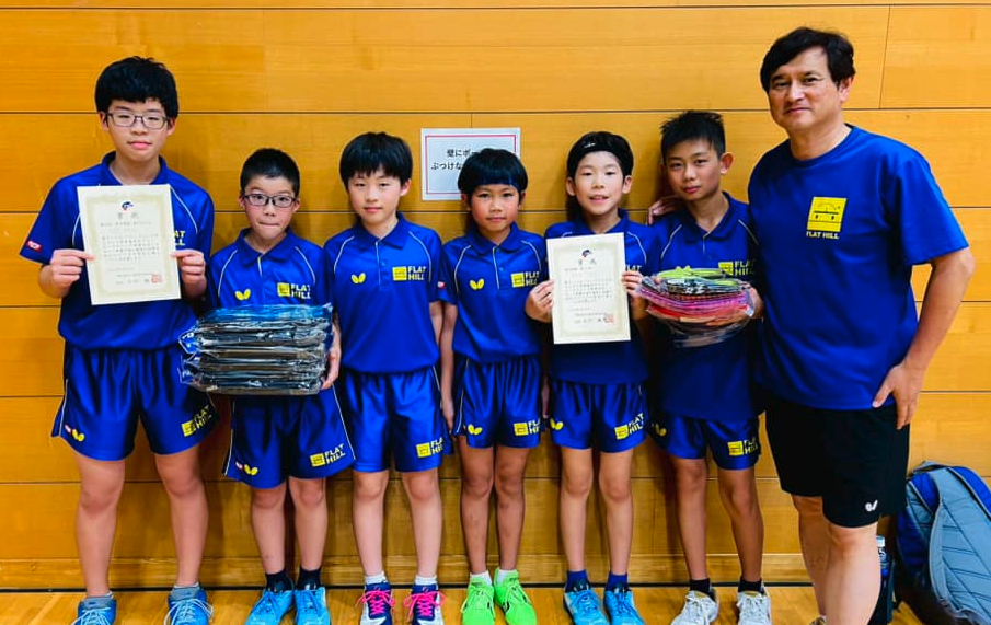 ジュウイック杯 東京カデット・ホープスリーグ卓球大会。皆んな最後まで試合に応援に頑張り優勝することができました