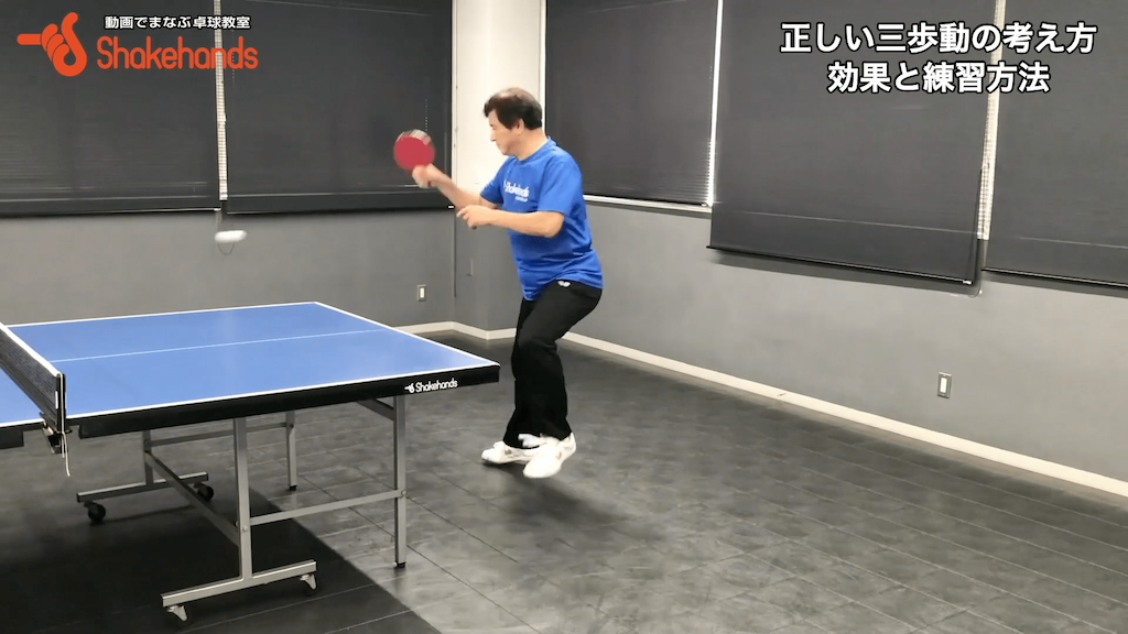 三歩動でフォアの基本が身に付く！by平岡義博
