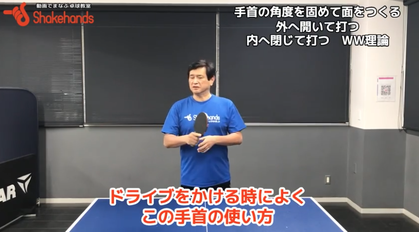 フォアドライブで重要な手首!間違えた手首の使い方は怪我の元。大事なのは手首の角度by平岡義博