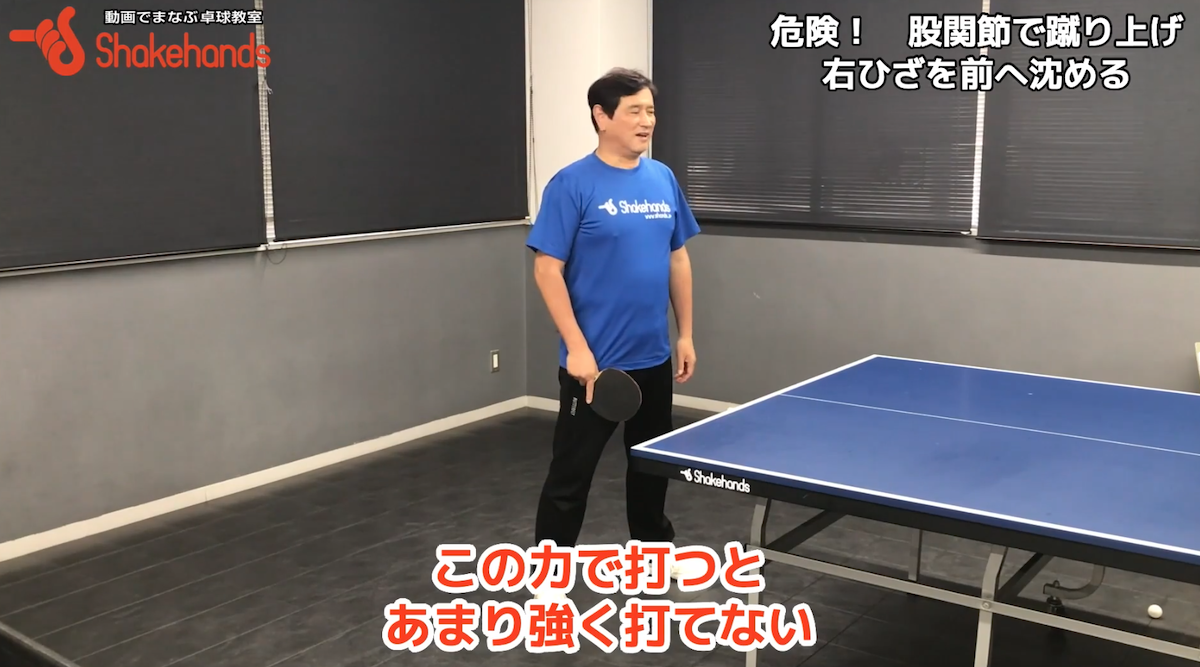 フォアドライブ!危険な蹴り上げ。初期の段階からさせないでby平岡義博